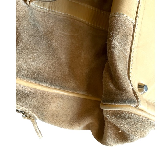 Roots Vintage 90’s Suede & Leather Zip Top Bag - Picture 13 of 14